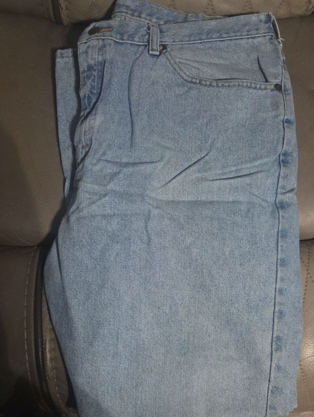 Lee Men's Relaxed Jeans in Light Blue